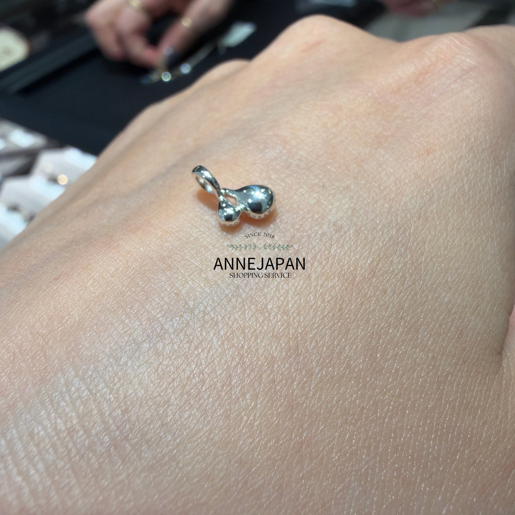 925純銀 Silver925天然鑽石星星鑲嵌／水滴造型／雙面可配戴吊墜