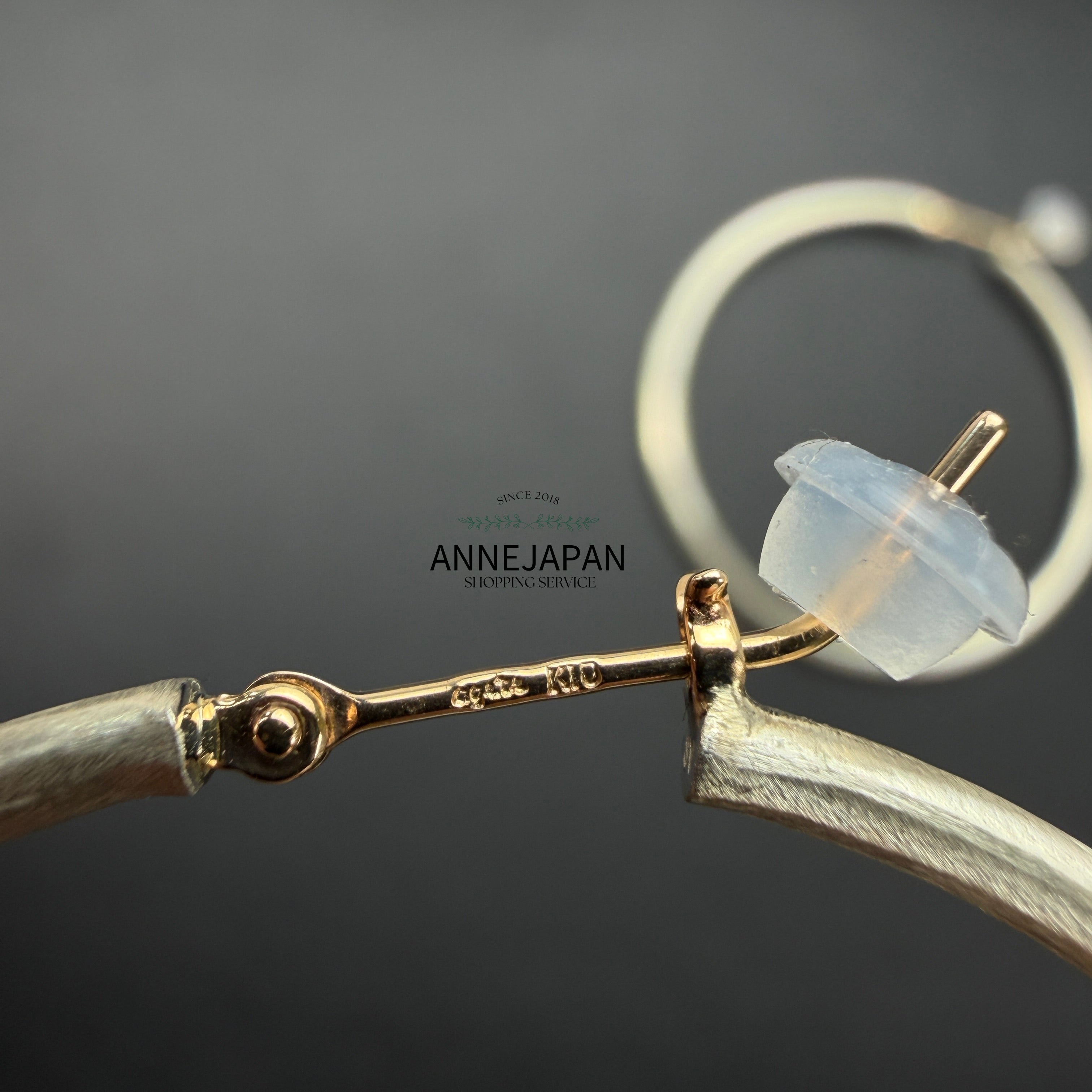 925純銀 Silver925、10K金經典 Hoop 大尺寸圈圈素面耳環