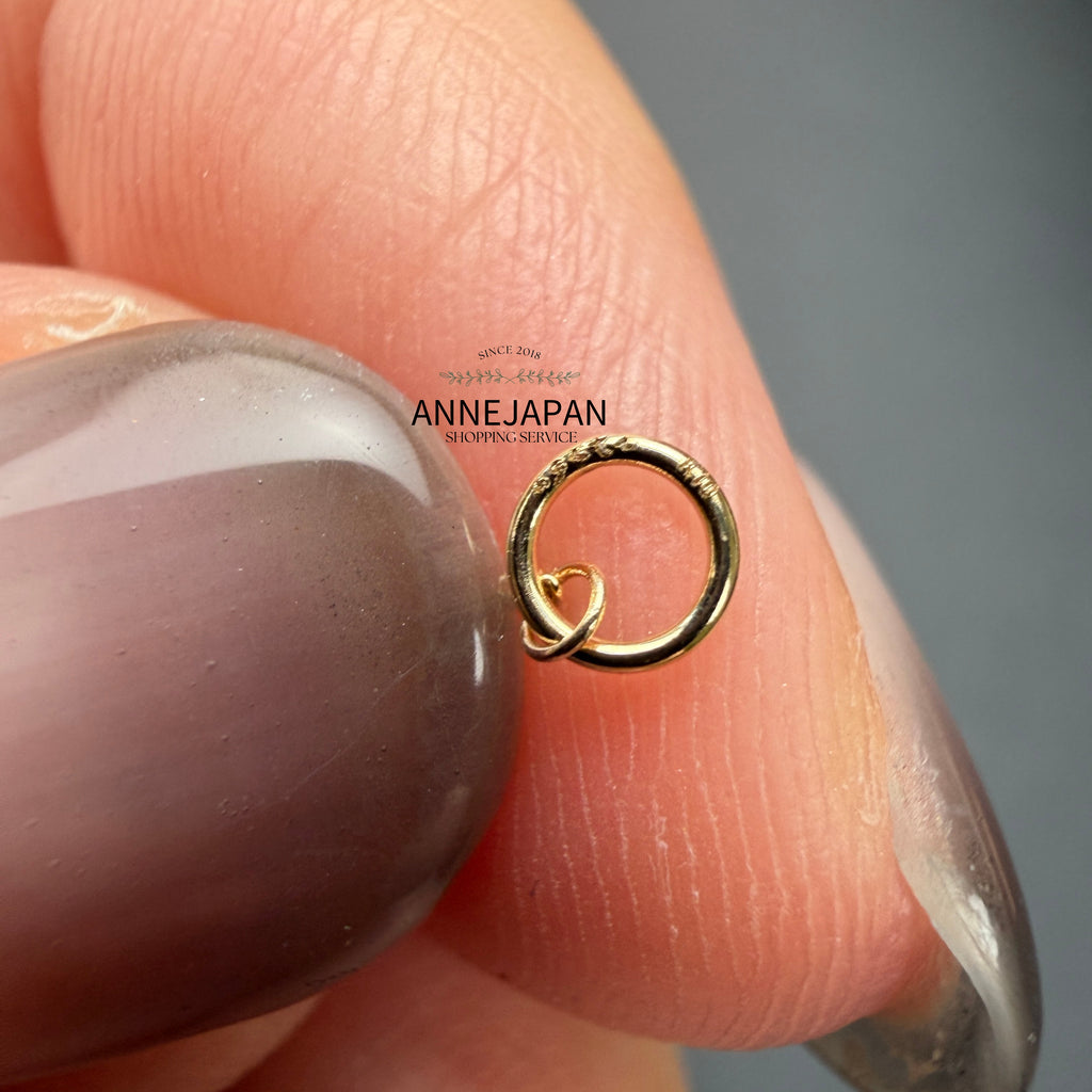 10K金、天然珍珠約8cm 耳環吊墜（單耳販售）