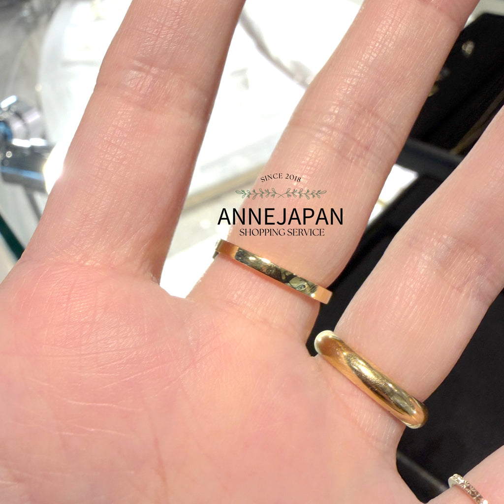 18K黃金（K18 Yellow Gold）／天然鑽石約 0.16 ct吊燈層疊建築立體造型戒指