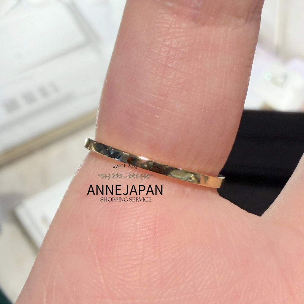 18K黃金約 0.09 ct（Trilliant 三角形切割天然鑽石）風箏戒指