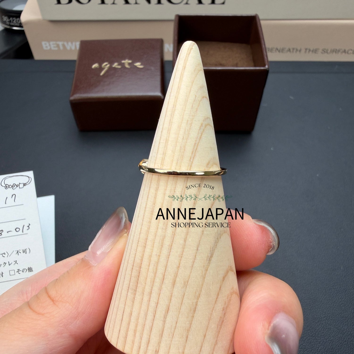 K10金天然石 石榴石、拉長石、黃水晶玫瑰切割戒指