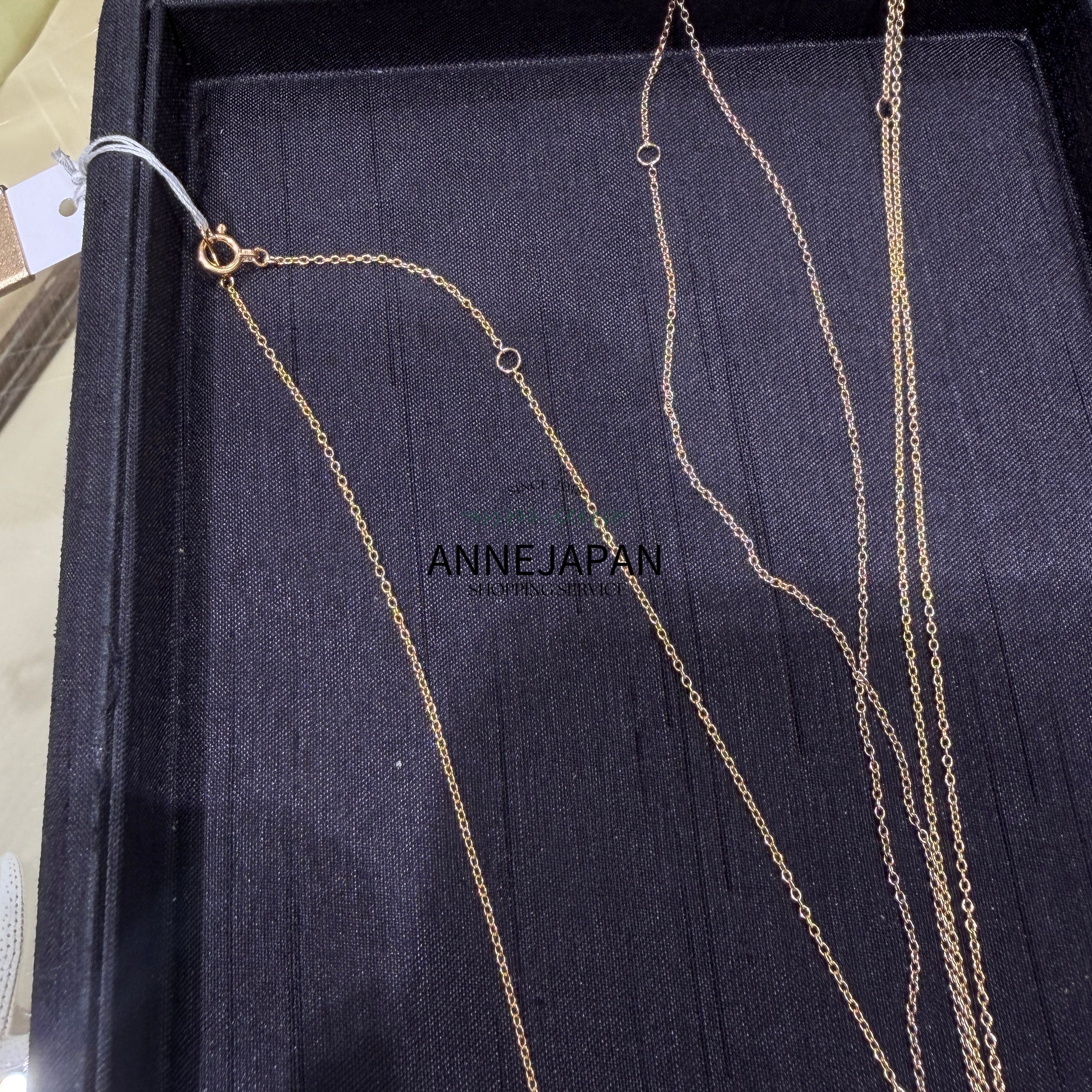 Dew 18K黃金天然粉晶項鍊 Quartz 天然白水晶項鍊
