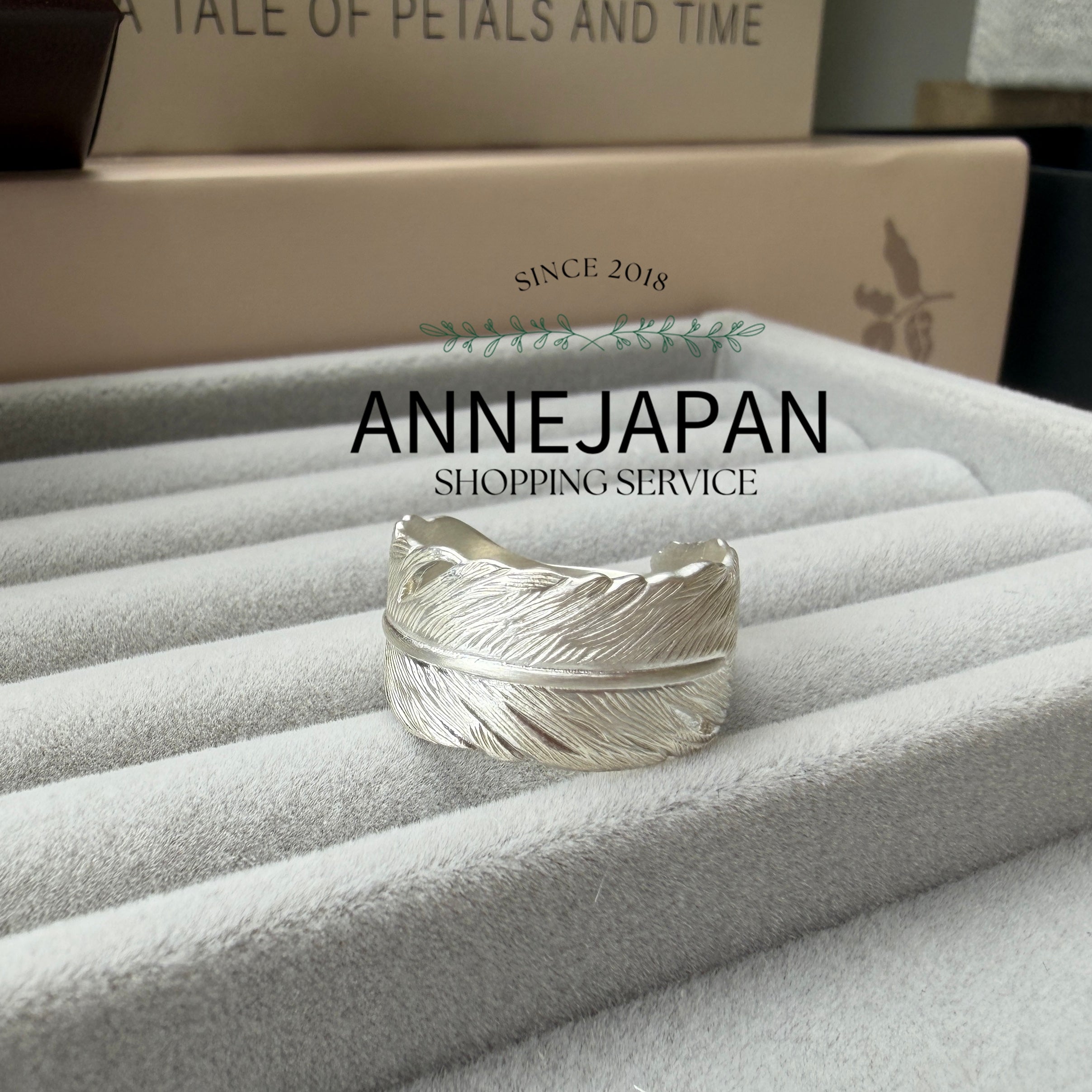 神秘感滿滿的神鳥羽毛戒指Silver925 純銀