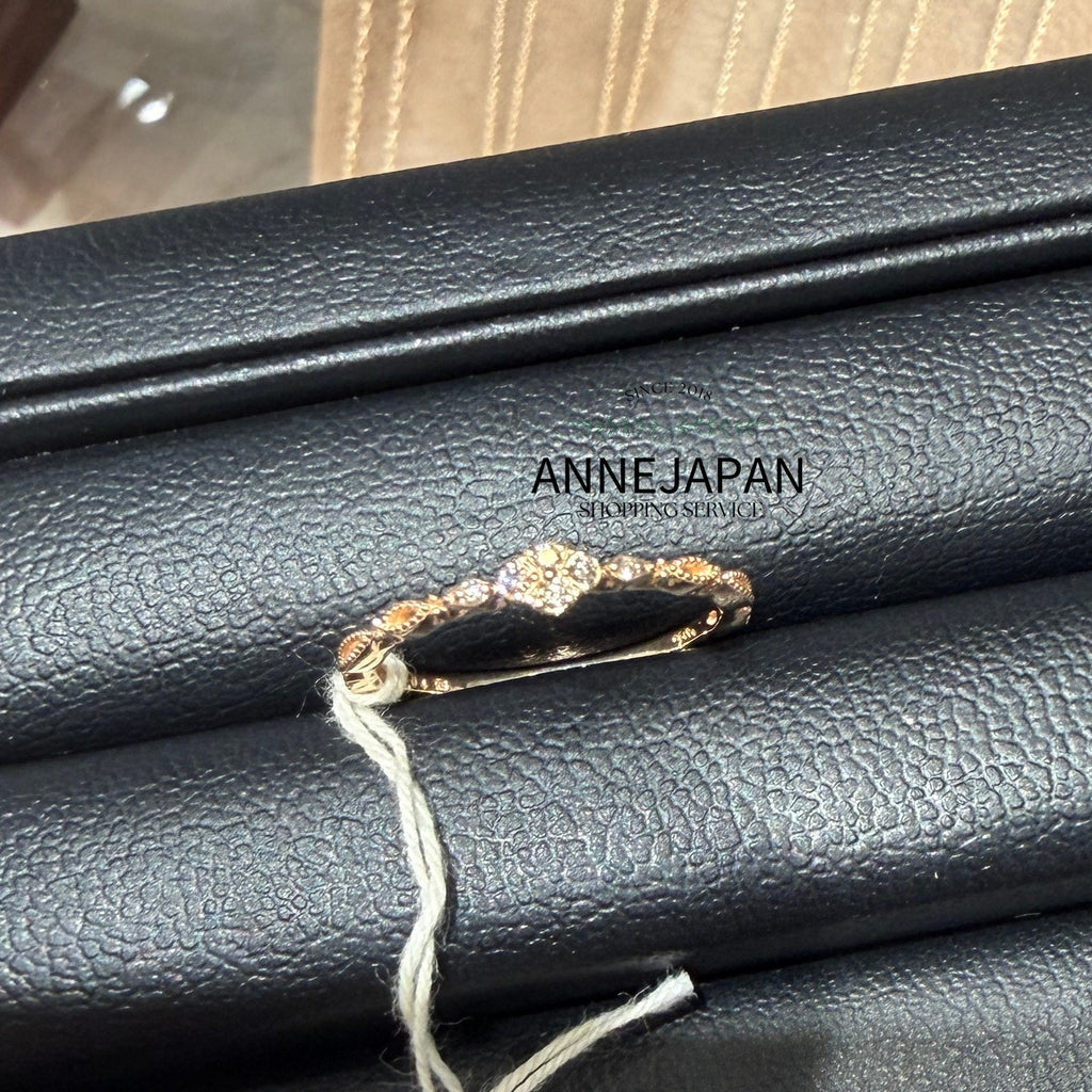 5K金鑽石戒指  鏤空設計輕奢鑽戒 日系輕珠寶氣質百搭