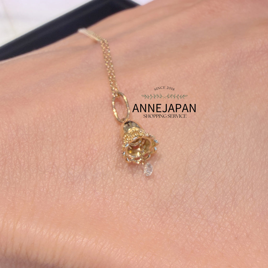Soufflé Tinkle Abel 項鍊 小鈴鐺18K黃金／天然鑽石0.03 ct