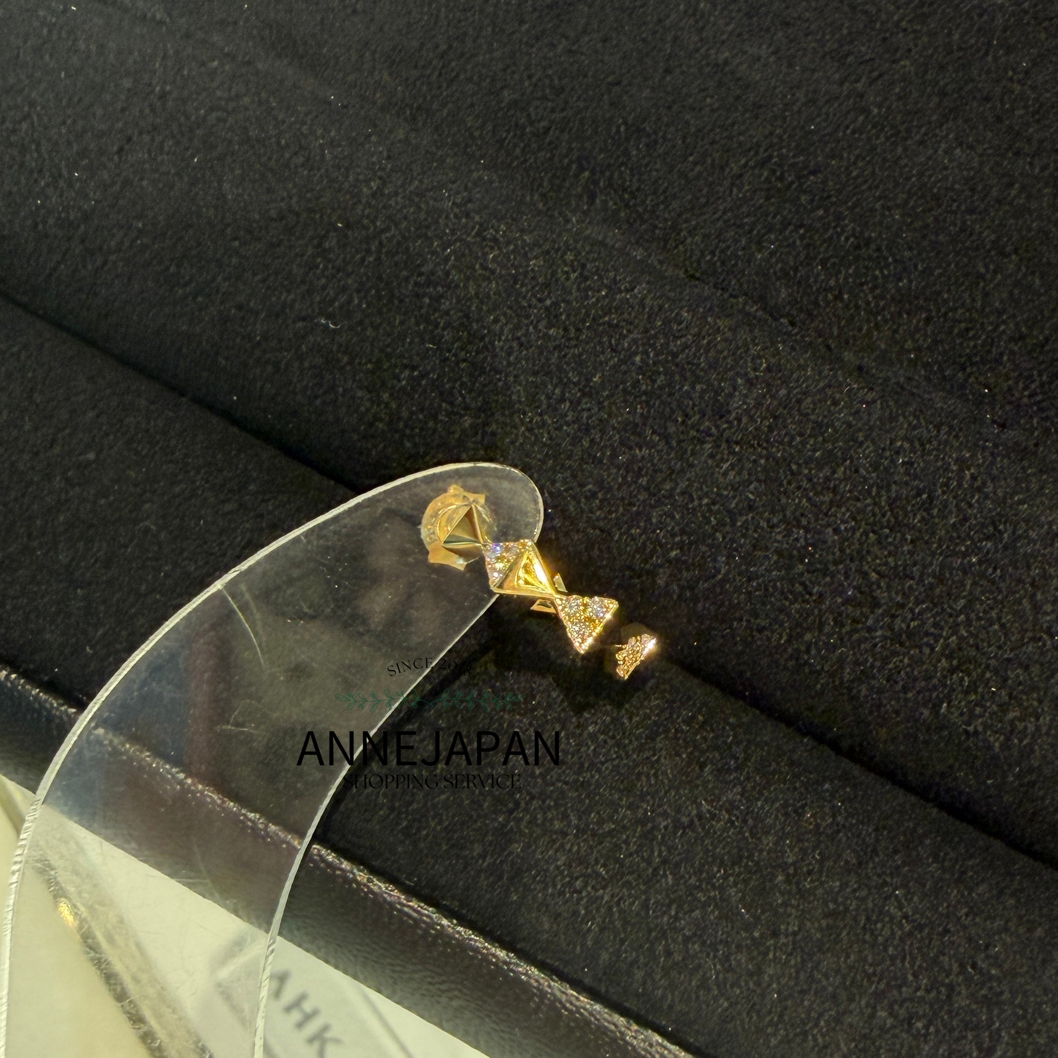 Cerf-Volant Pavé Sequence 單耳鑽石耳環 18K黃金／天然鑽石約 0.04 ct