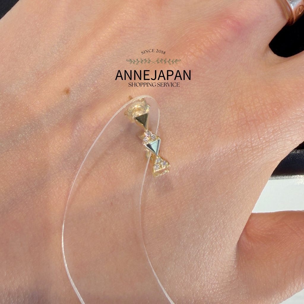 Cerf-Volant Pavé Sequence 單耳鑽石耳環 18K黃金／天然鑽石約 0.04 ct