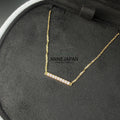 Tina Chain 18K黃金／天然粉紅藍寶石0.07ct手鍊