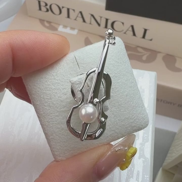Music Motif Collection 音樂主題小提琴造型胸針（Pin Brooch）